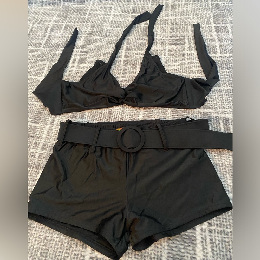 Bikini Bay, Black 2 Piece Bathing Suit